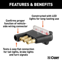 58261-LED 4-Flat Tester-Spencer Trailer Parts