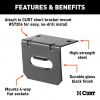 4-Way Flat Connector Mounting Bracket-Spencer Trailer Parts