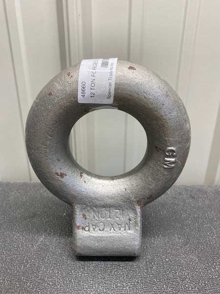 12 TON FORGED 3 IN ID EYE LUNETTE RING- SPENCER TRAILER PARTS