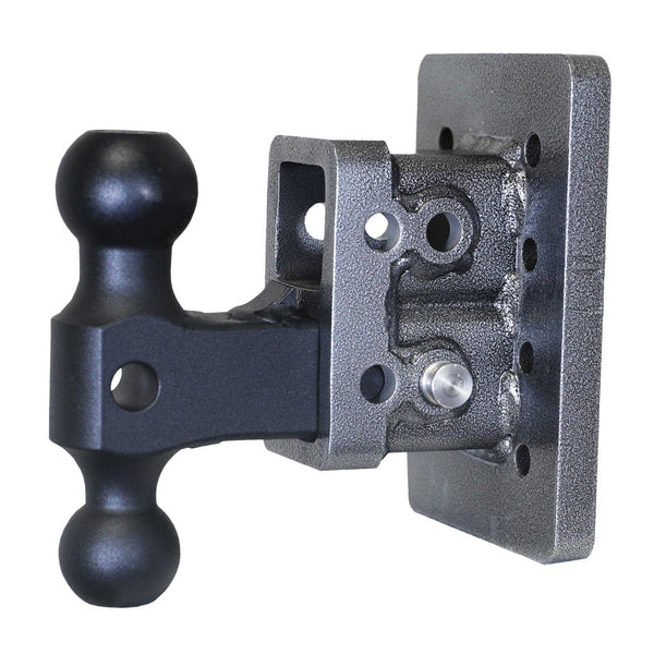 MEGA-DUTY 2'' Bolt-On 2.5'' Drop 2K TW 16K Hitch & GH-051 Versa-Ball-SPENCER TRAILER PARTS