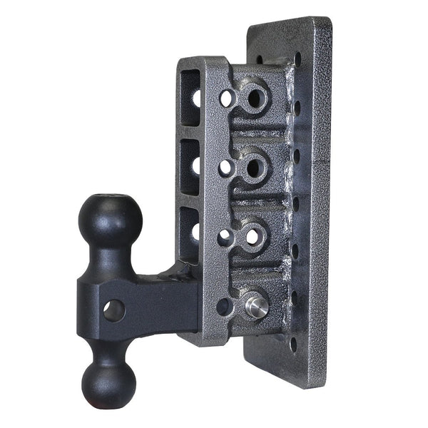 MEGA-DUTY 2'' Bolt-On 7.5'' Drop 2K TW 16K Hitch & GH-051 Versa-Ball-SPENCER TRAILER PARTS