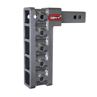 MEGA-DUTY 2'' Shank 10'' Drop 1.5K TW 10K Hitch Only-SPENCER TRAILER PARTS