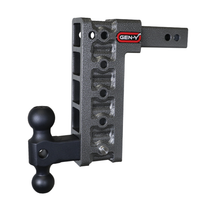 MEGA-DUTY 2'' Shank 10'' Drop 1.5K TW 10K Hitch & GH-031 Versa-Ball-SPENCER TRAILER PARTS