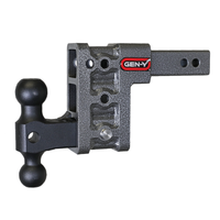 MEGA-DUTY 2'' Shank 5'' Drop 2K TW 16K Hitch & GH-051 Versa-Ball-SPENCER TRAILER PARTS